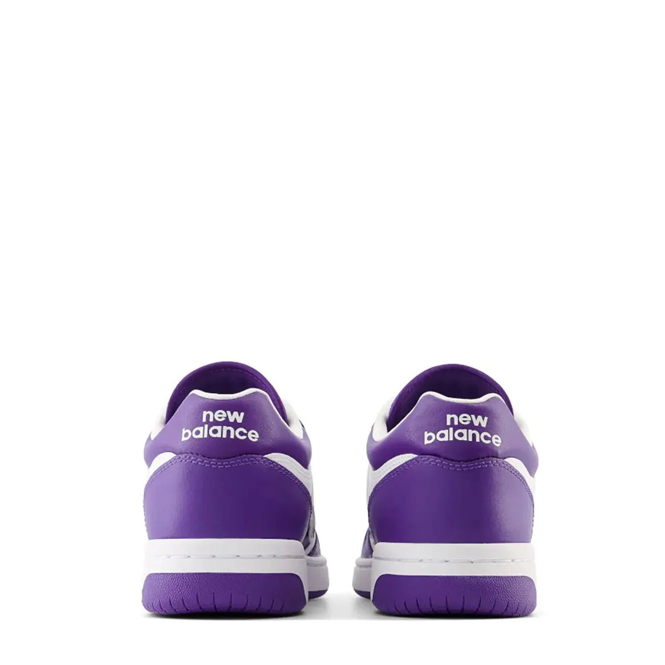 New Balance 480 Trainers White / Prism Purple - Image 3