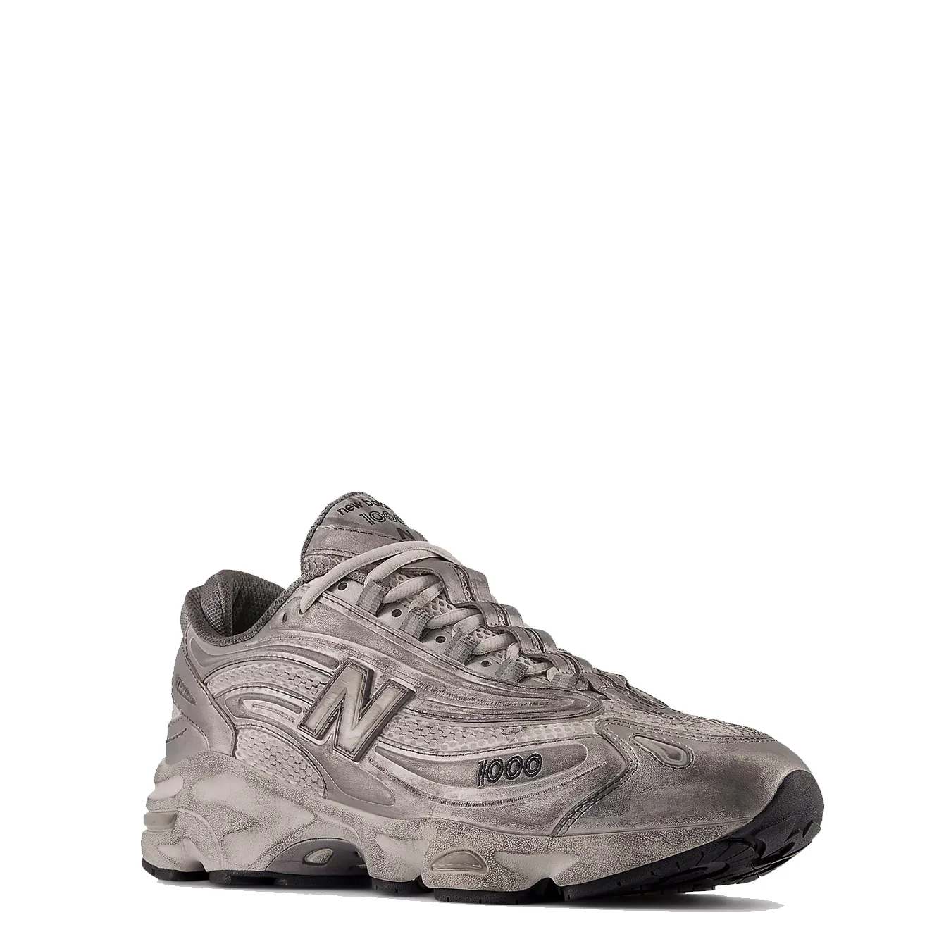 New Balance Womens 1000 Shoes Silver Metallic / Grey Matter / Raincloud - Image 2