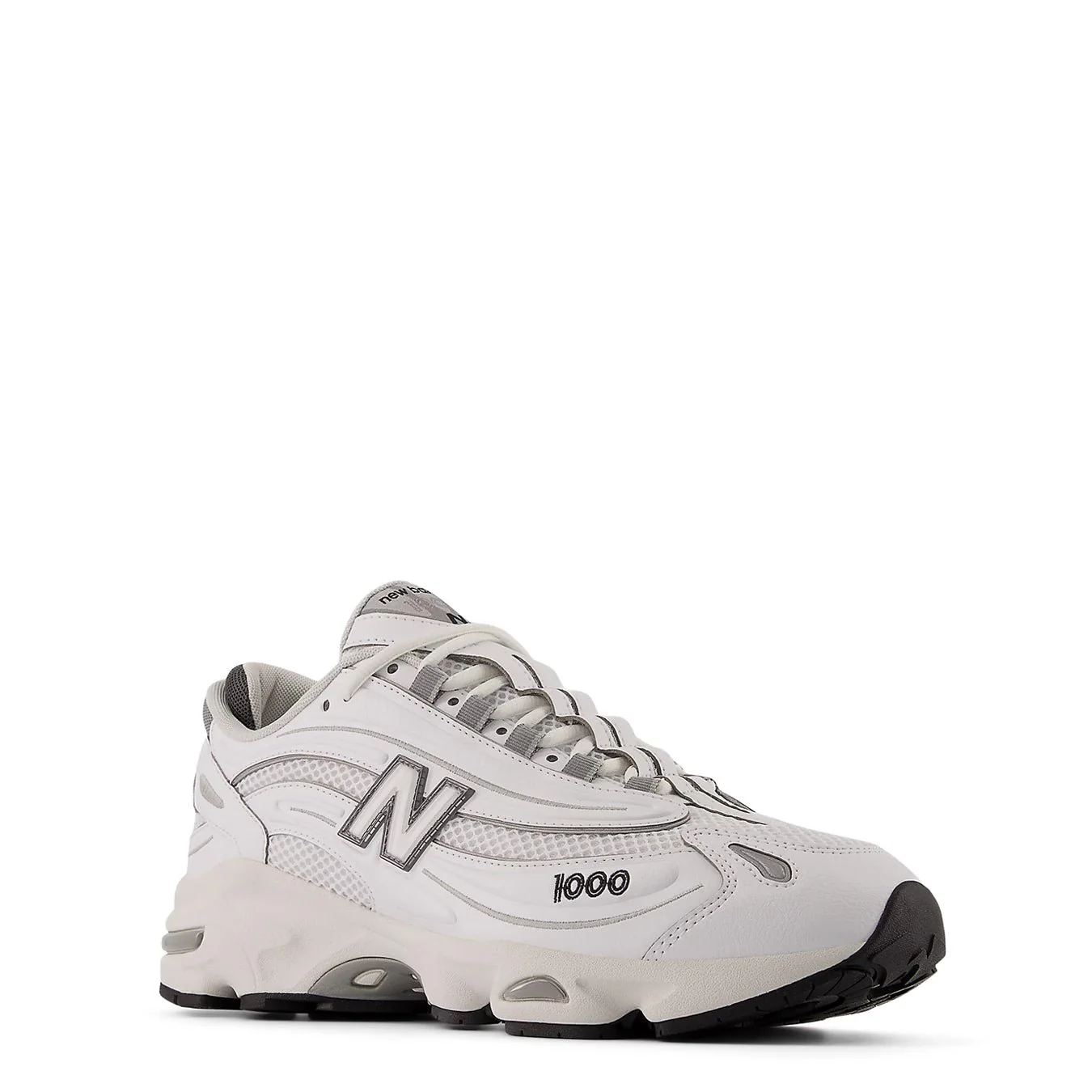 New Balance Womens 1000 Shoes White / Grey Matter / Slate Grey - Image 2