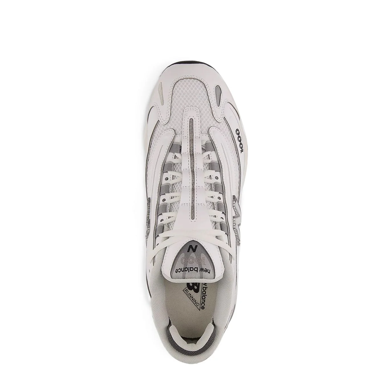 New Balance Womens 1000 Shoes White / Grey Matter / Slate Grey - Image 3