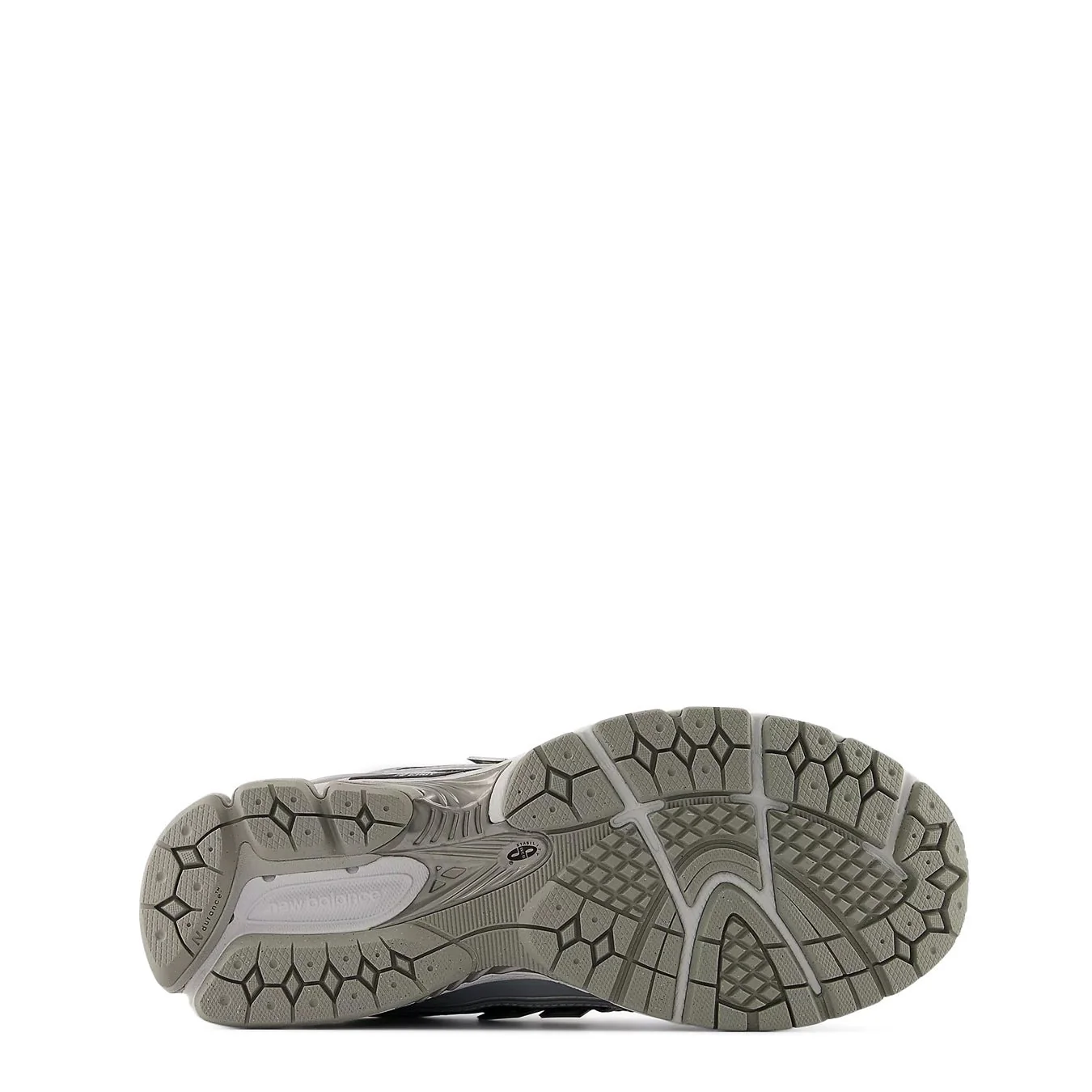 New Balance Womens 1906R Shoes White / Castlerock / Silver Metallic - Image 5