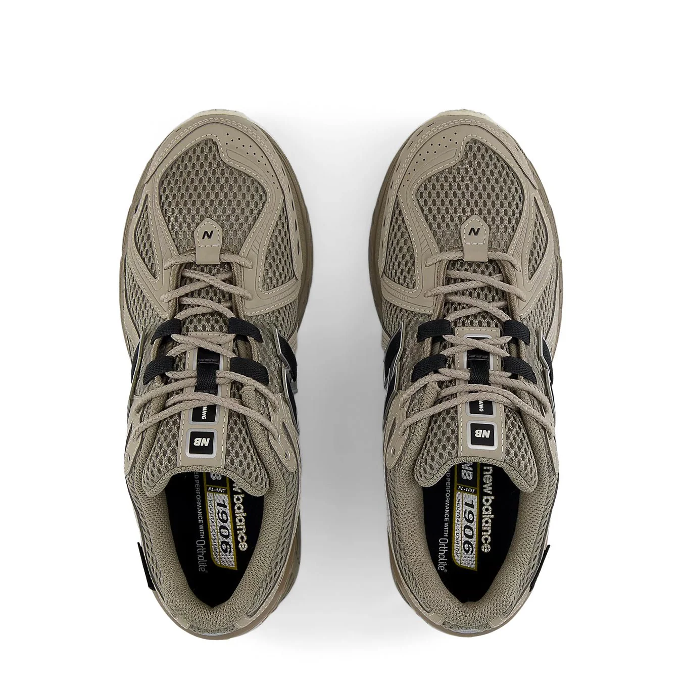 New Balance Womens 1906R Trainer Arid Stone / Black Cement / Dockside - Image 3