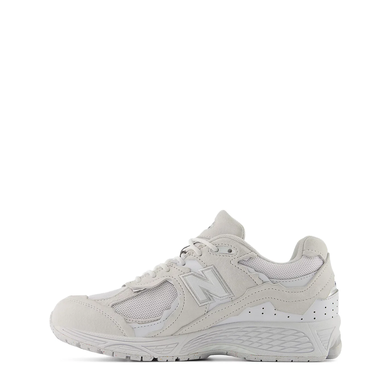 New Balance Womens 2002 DX Protection Pack Trainers White Reflection / Silver Metallic - Image 5