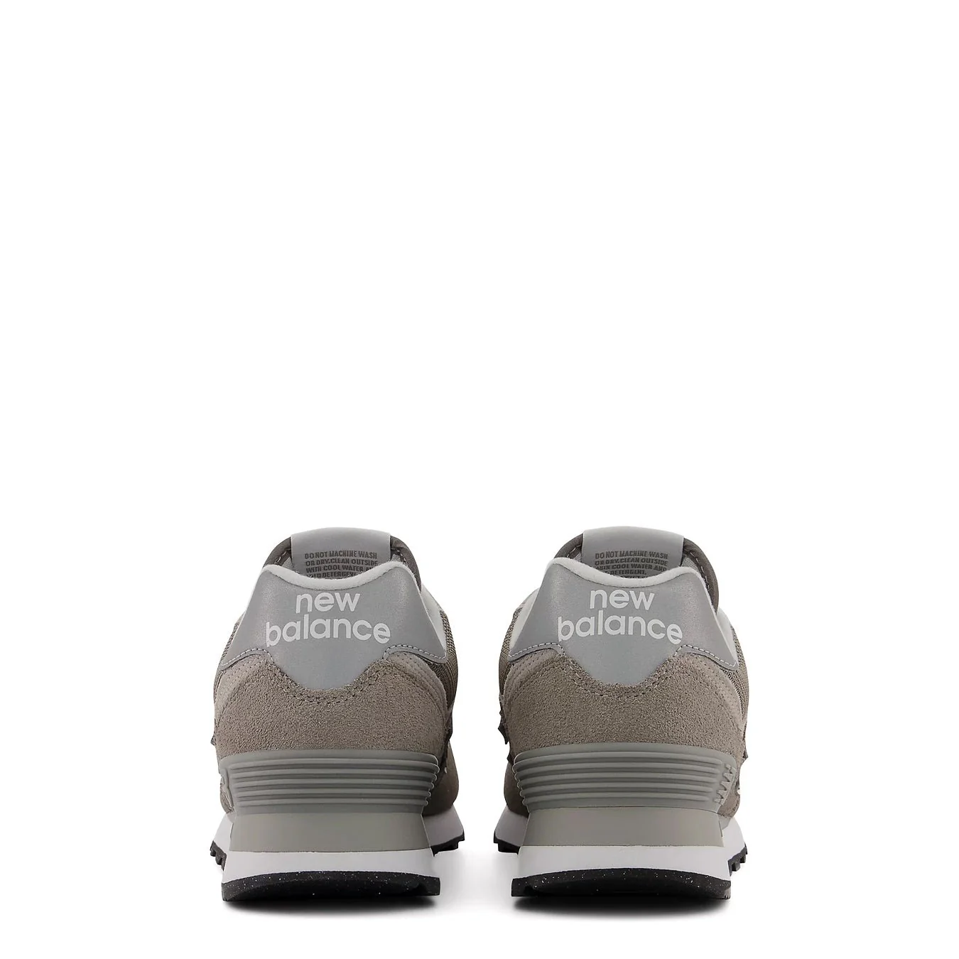 New Balance Womens 574 Core Shoes Grey / White - Image 3