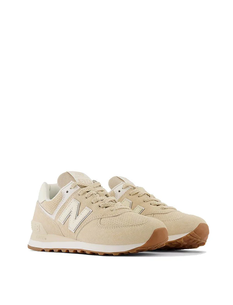 New Balance 574 Trainers Sandstone / Angora - Image 2