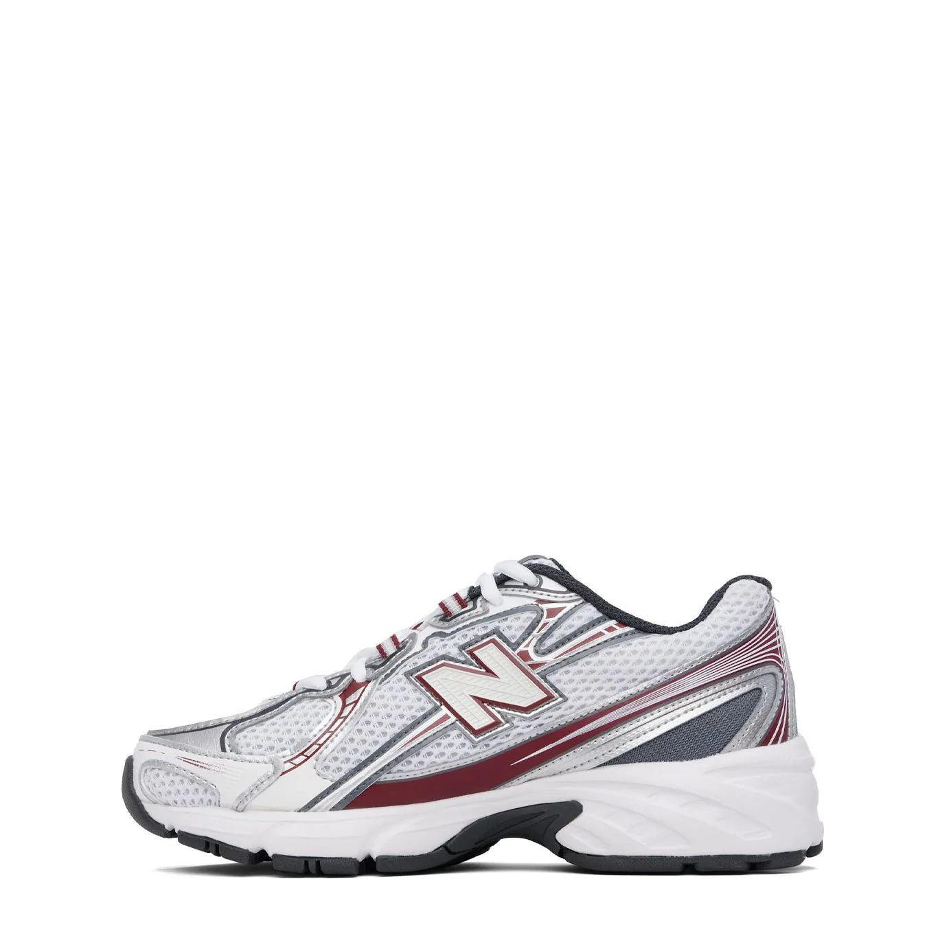 New Balance Womens 740 Trainer Mercury Red / White / Castlerock - Image 3