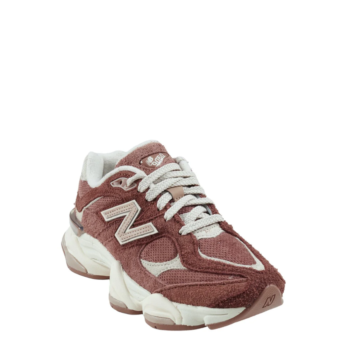 New Balance Womens 9060 Shoes Rich Oak / Timberwolf - Image 2