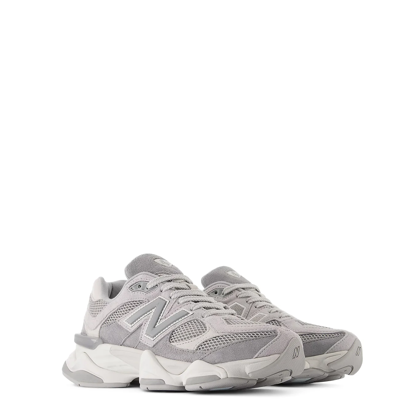 New Balance Womens 9060 Shoes Slate Grey / Raincloud - Image 2
