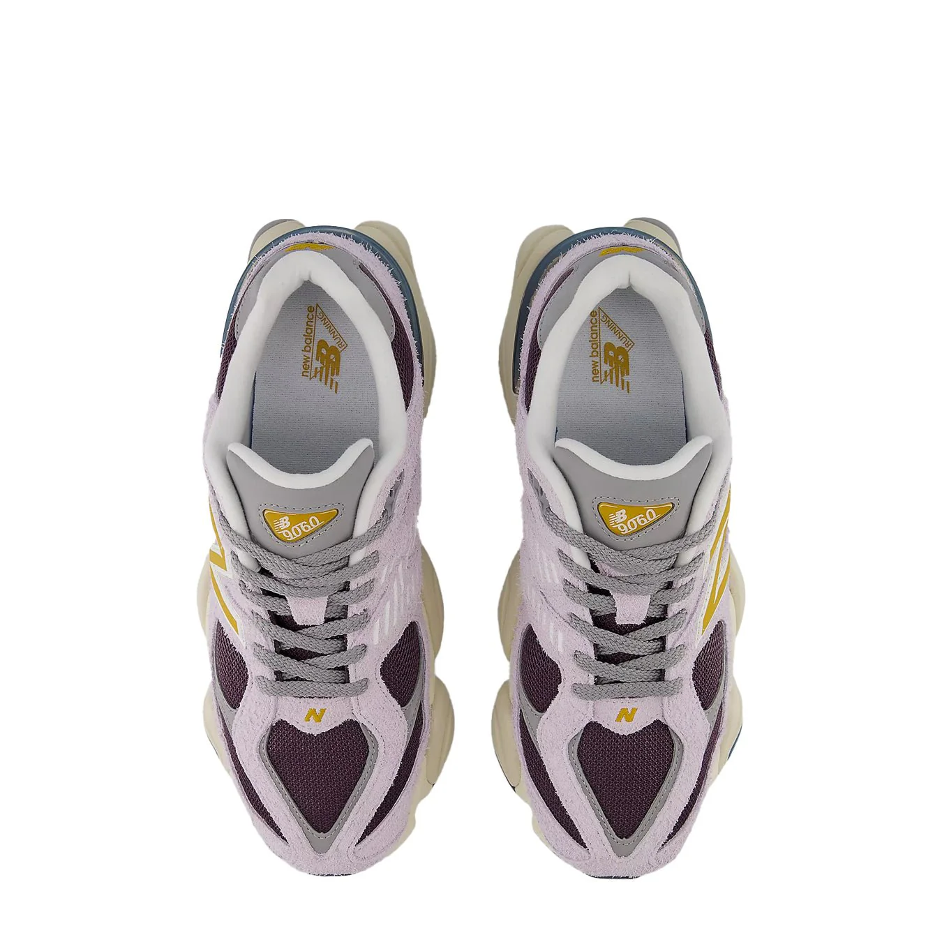 New Balance Womens 9060 Trainer Taro / Plum Brown / Butterscotch - Image 4