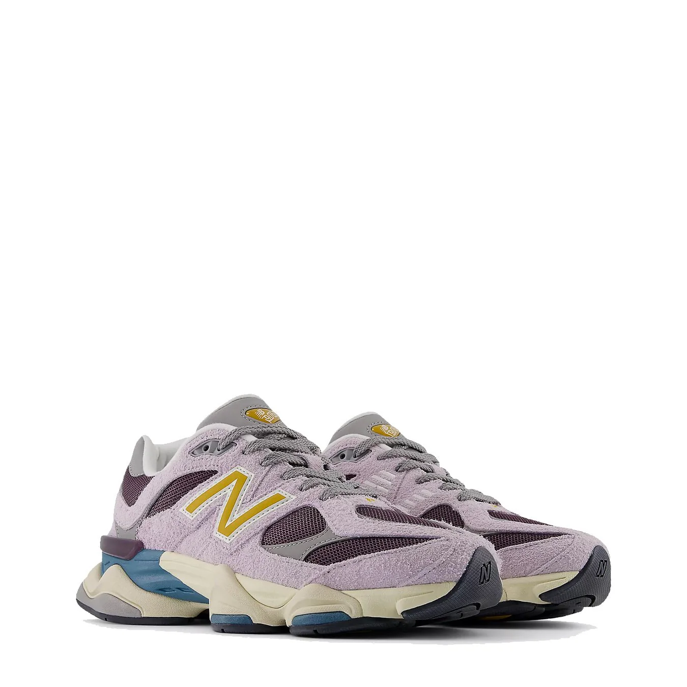 New Balance Womens 9060 Trainer Taro / Plum Brown / Butterscotch - Image 6