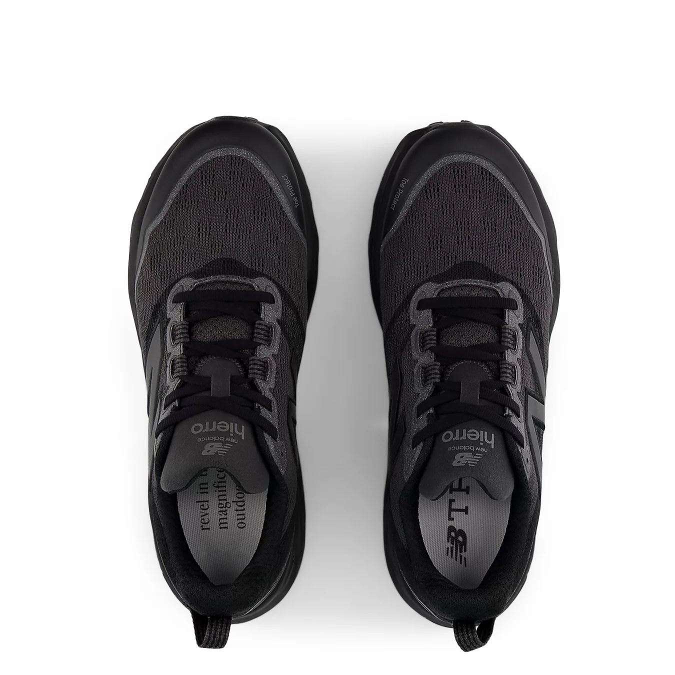 New Balance Womens Fresh Foam X Hierro v9 Black Cement / Black - Image 3