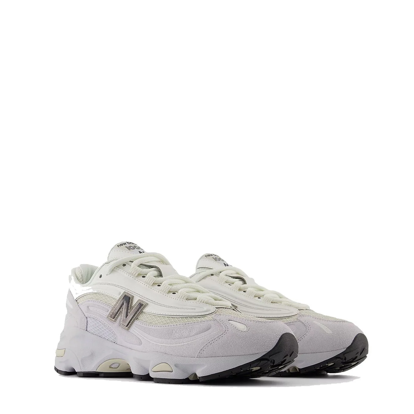 New Balance Womens M1000 Trainer Pearl Grey / Black - Image 6