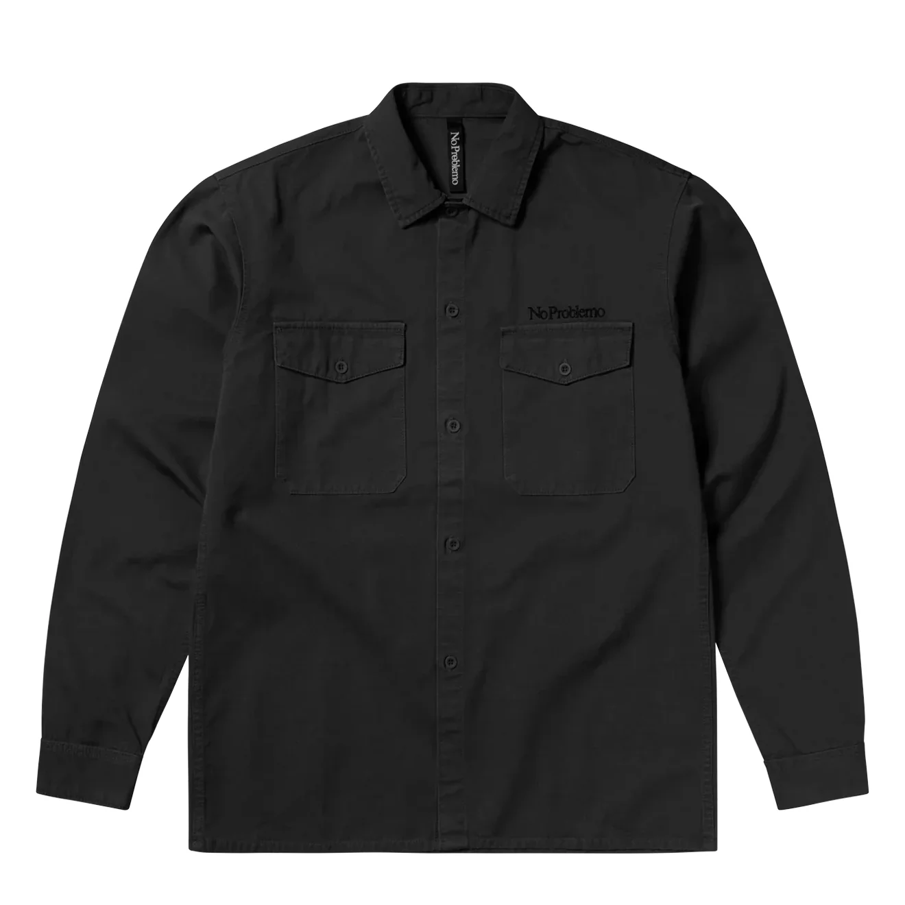 No Problemo Mini Problemo Ripstop L/S Work Shirt Black