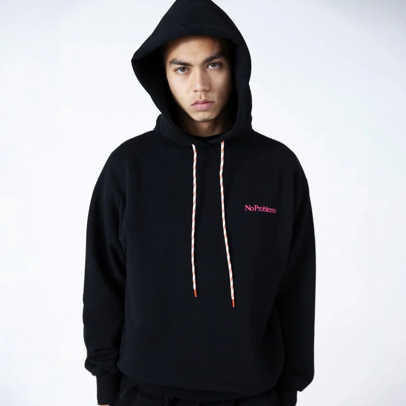 No Problemo Smile Away Hoodie Black - Image 3