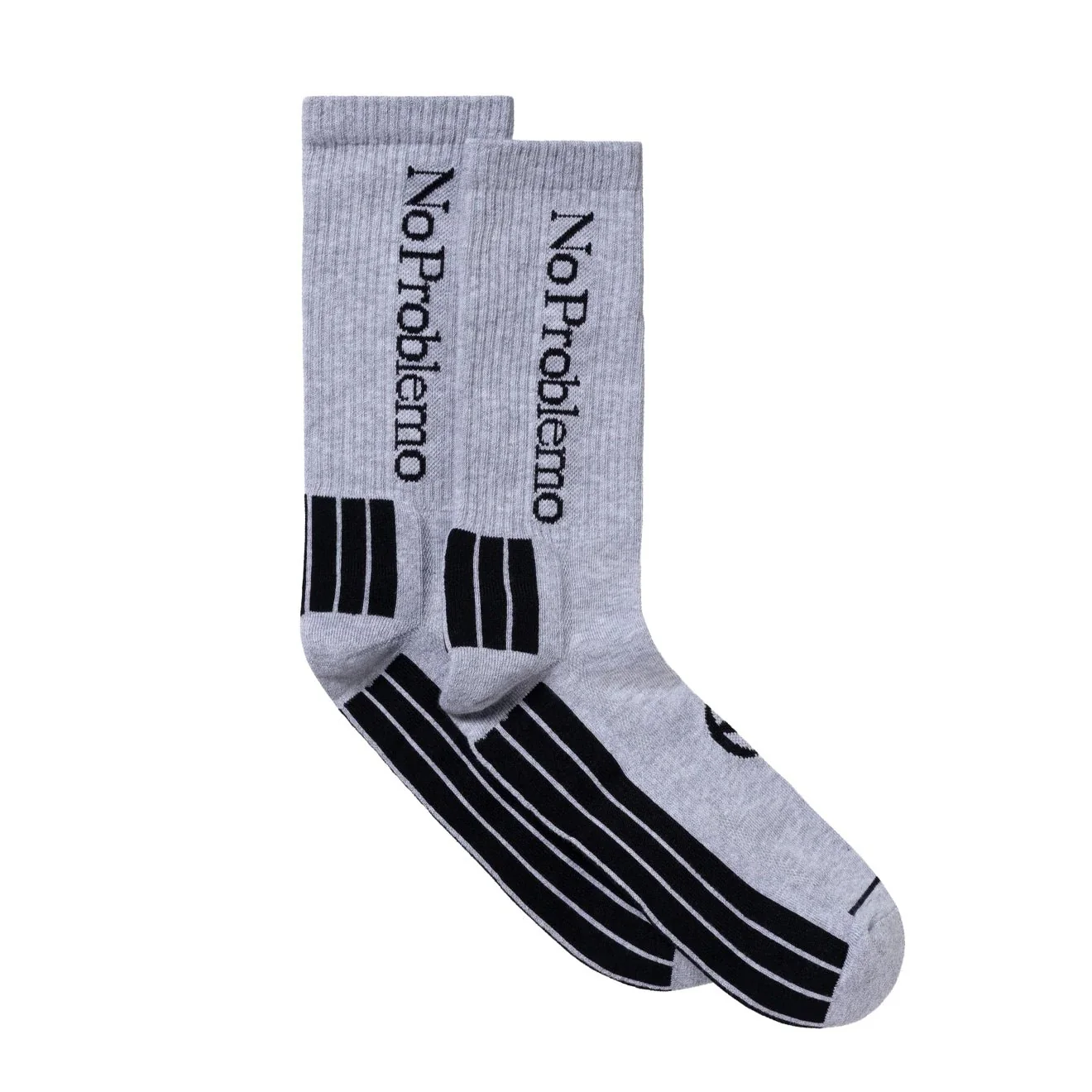 No Problemo Sock Grey Marl - Image 2