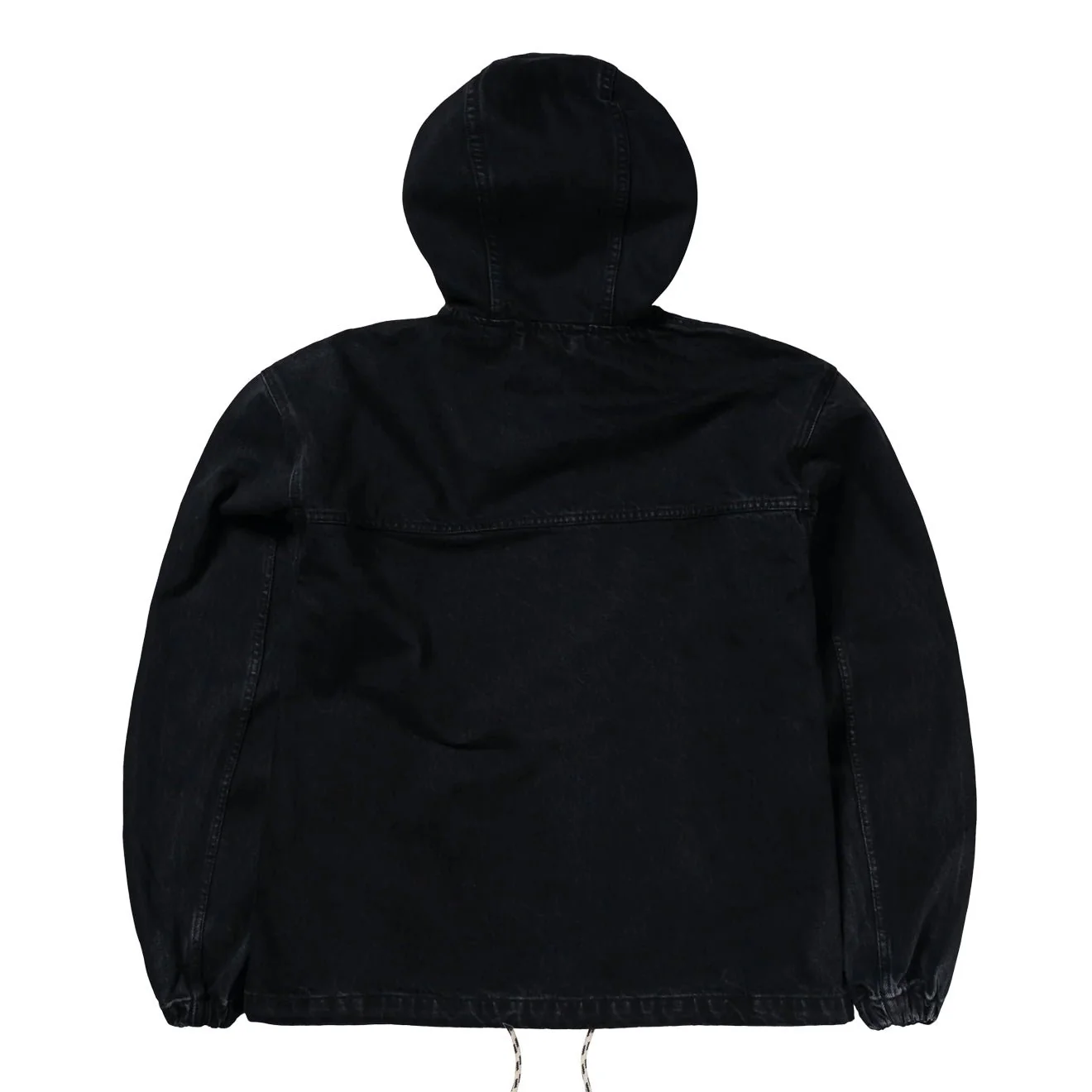 No Problemo Workwear Denim Jacket Black - Image 2