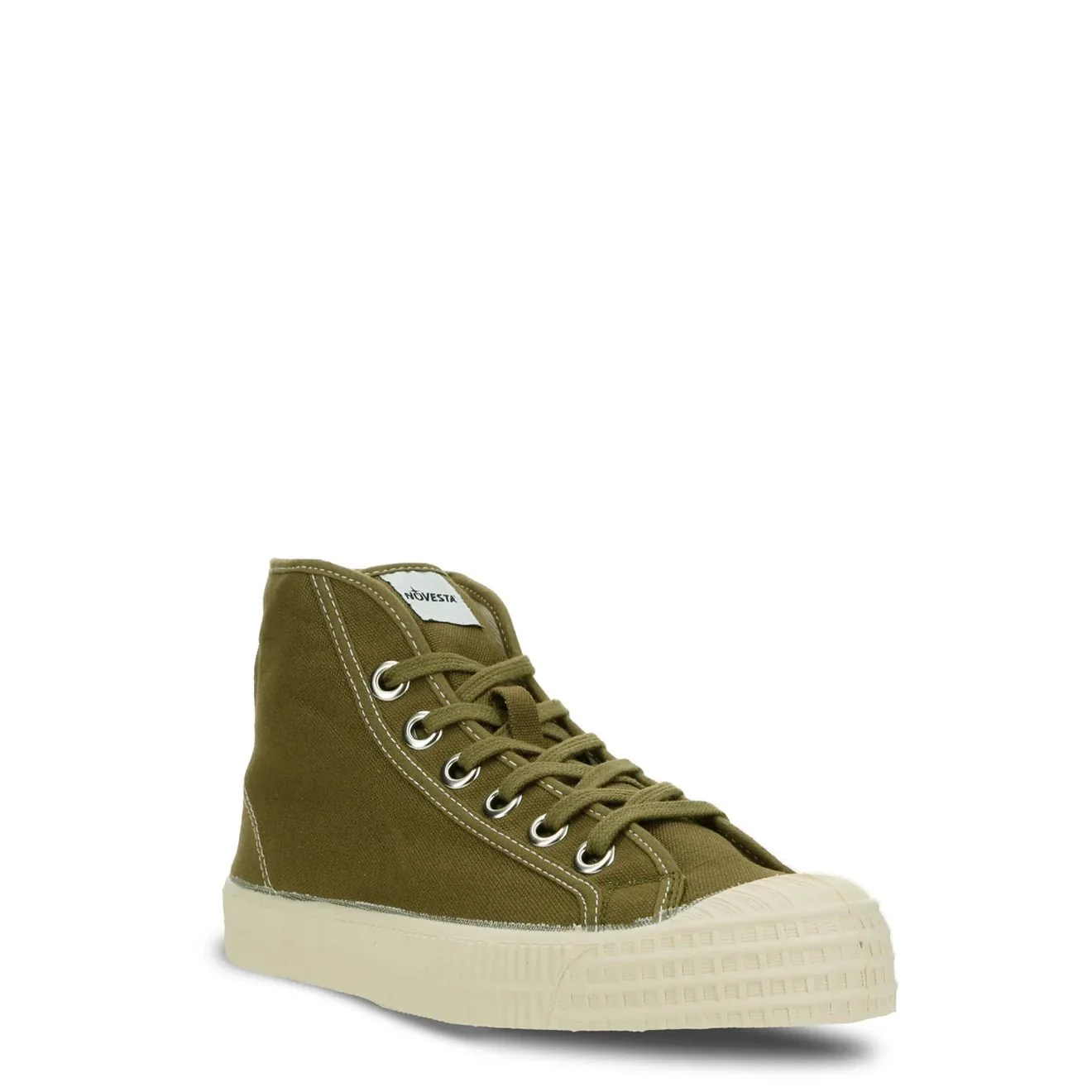 Novesta Star Dribble Contrast Stitch Kari / Beige / Ecru - Image 2