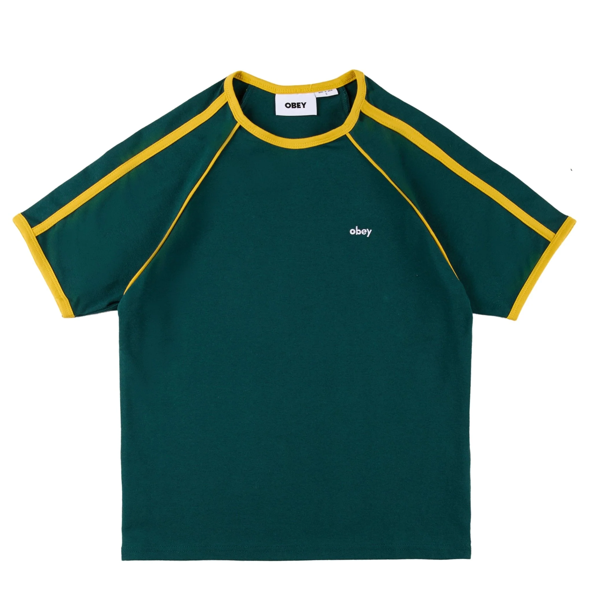 Obey Womens Diversion Raglan Tee S/S Forest