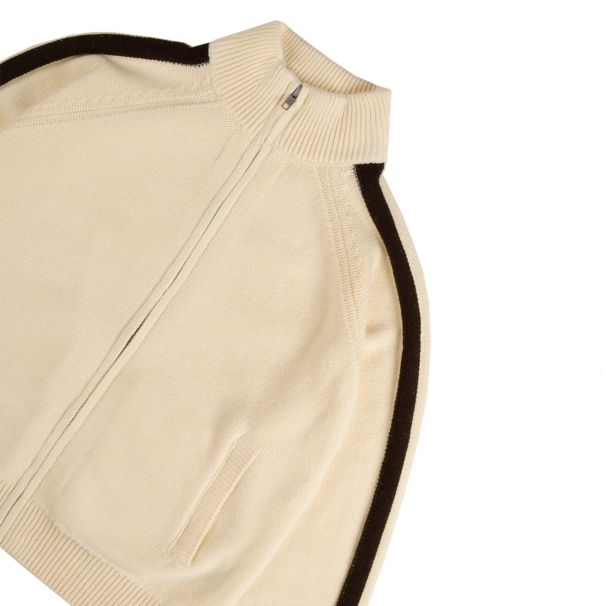 Obey Womens Frankie Track Sweater Dove - Image 3