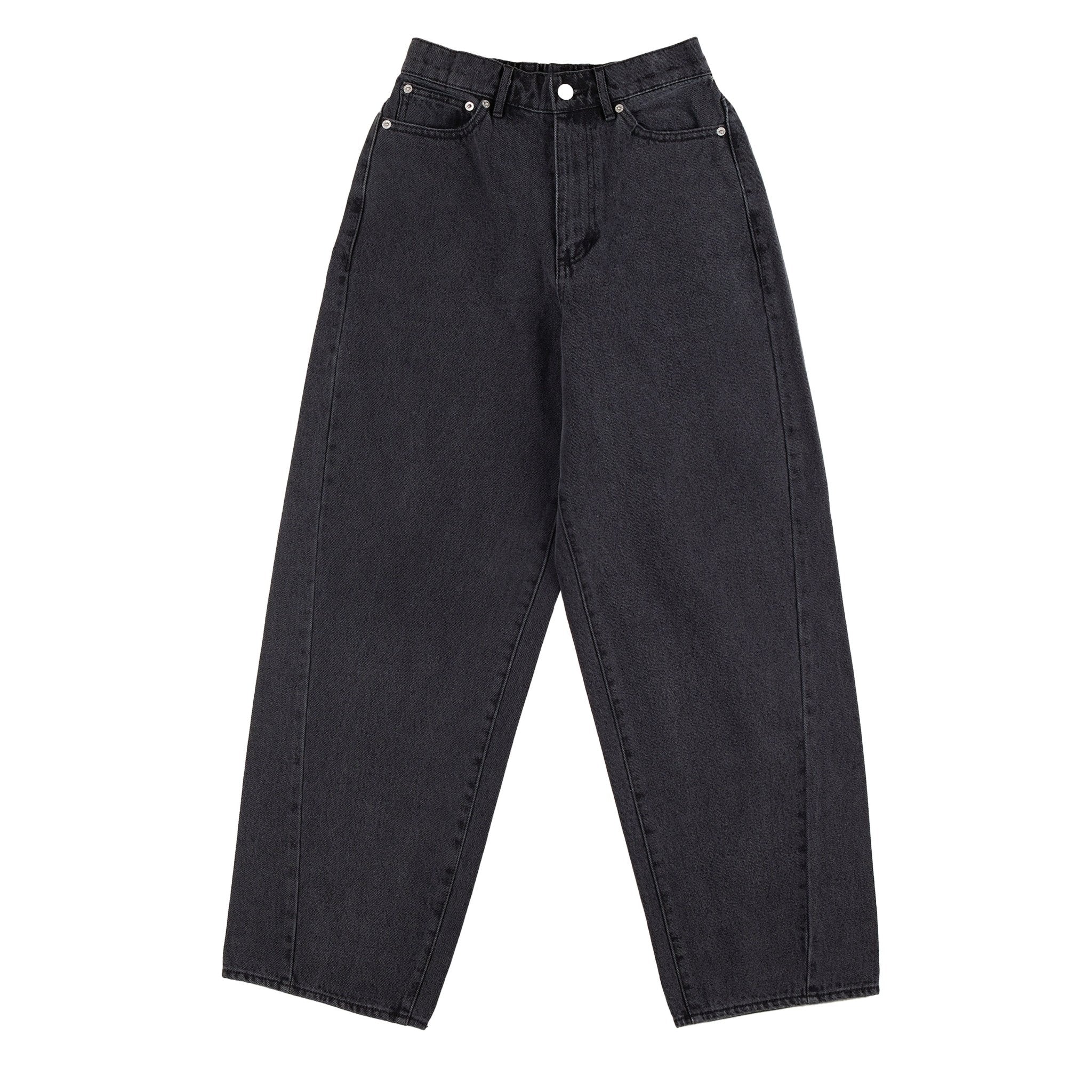 Obey Womens Leah III Baggy Denim Black Ash
