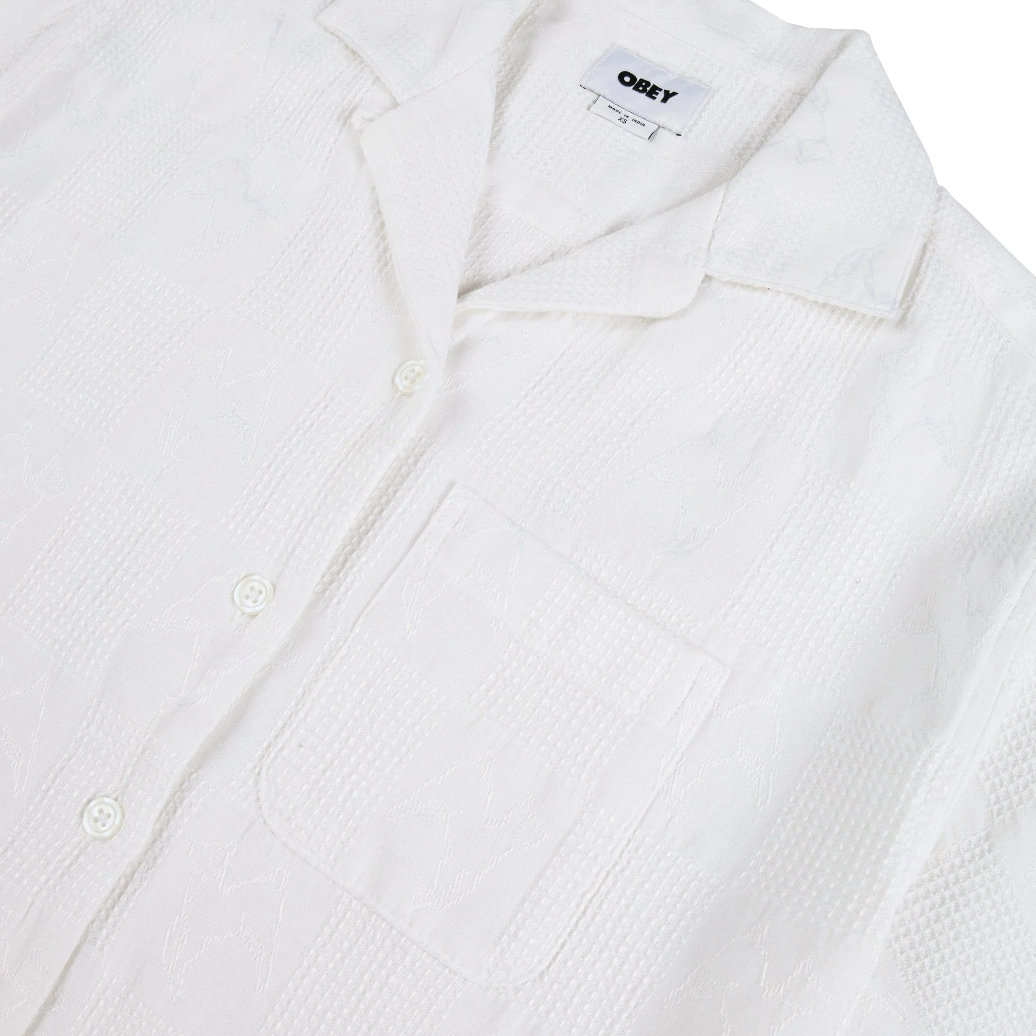 Obey Womens Manor Jacquard White - Image 2