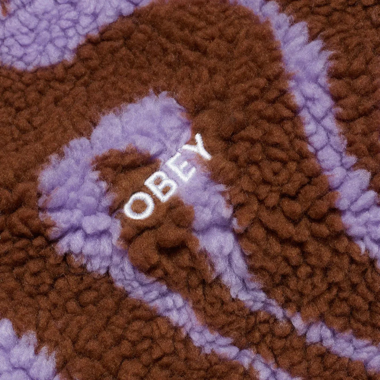 Obey Mazy Varsity Catechu Wood Multi - Image 3
