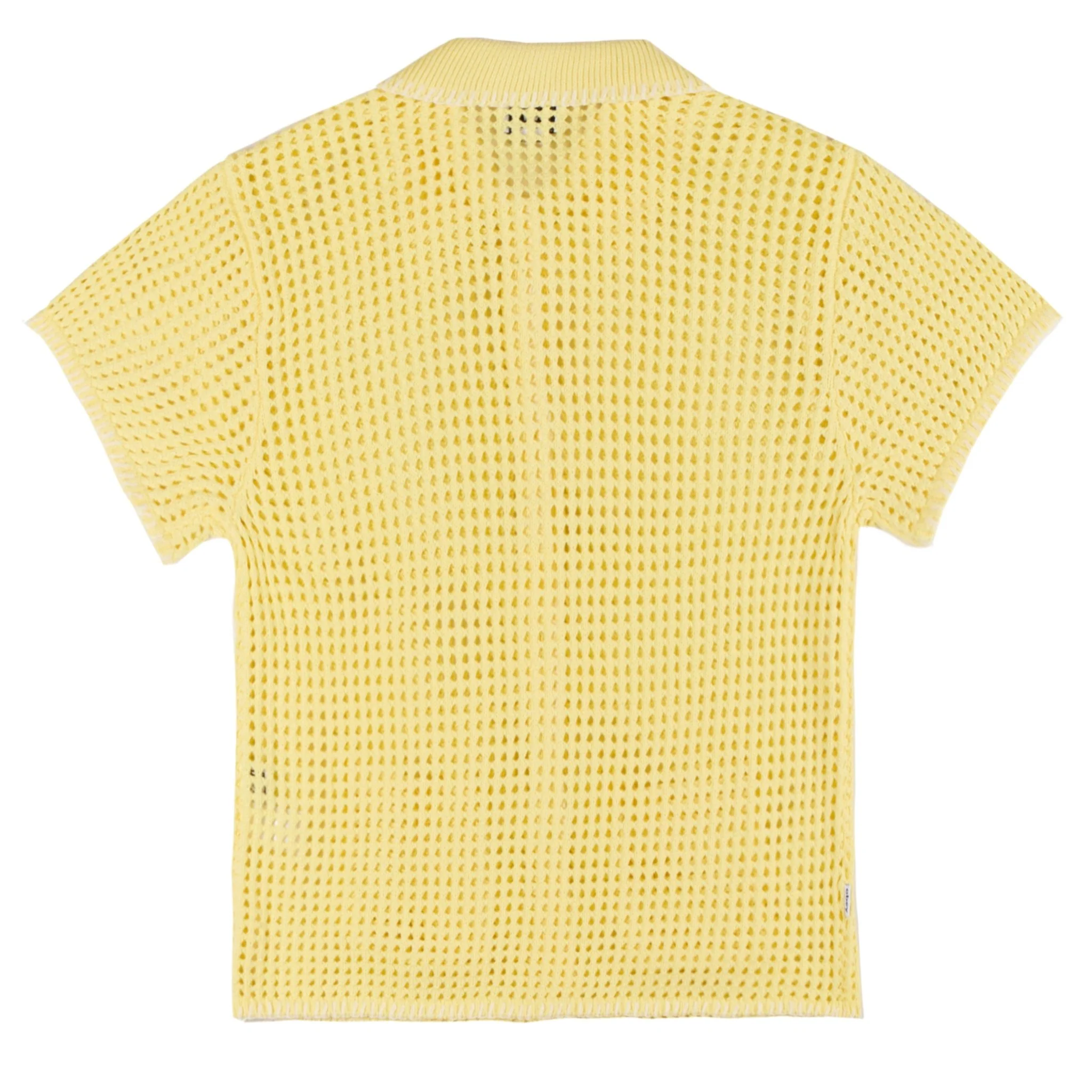 Obey Womens Pilar Crochet S/S Yellow Pear - Image 2