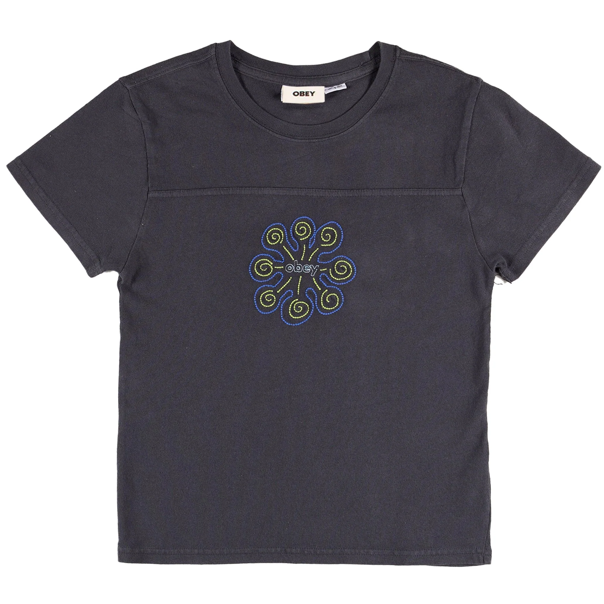 Obey Womens Relax Tee S/S Digital Black