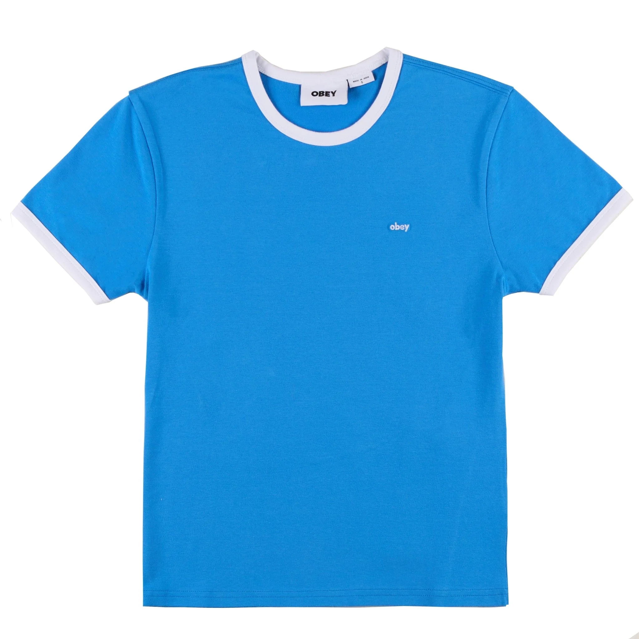 Obey Womens Tyler Ringer S/S Blue