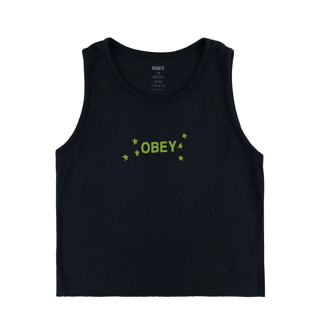 Obey Womens Dizzy Stars Tank Black