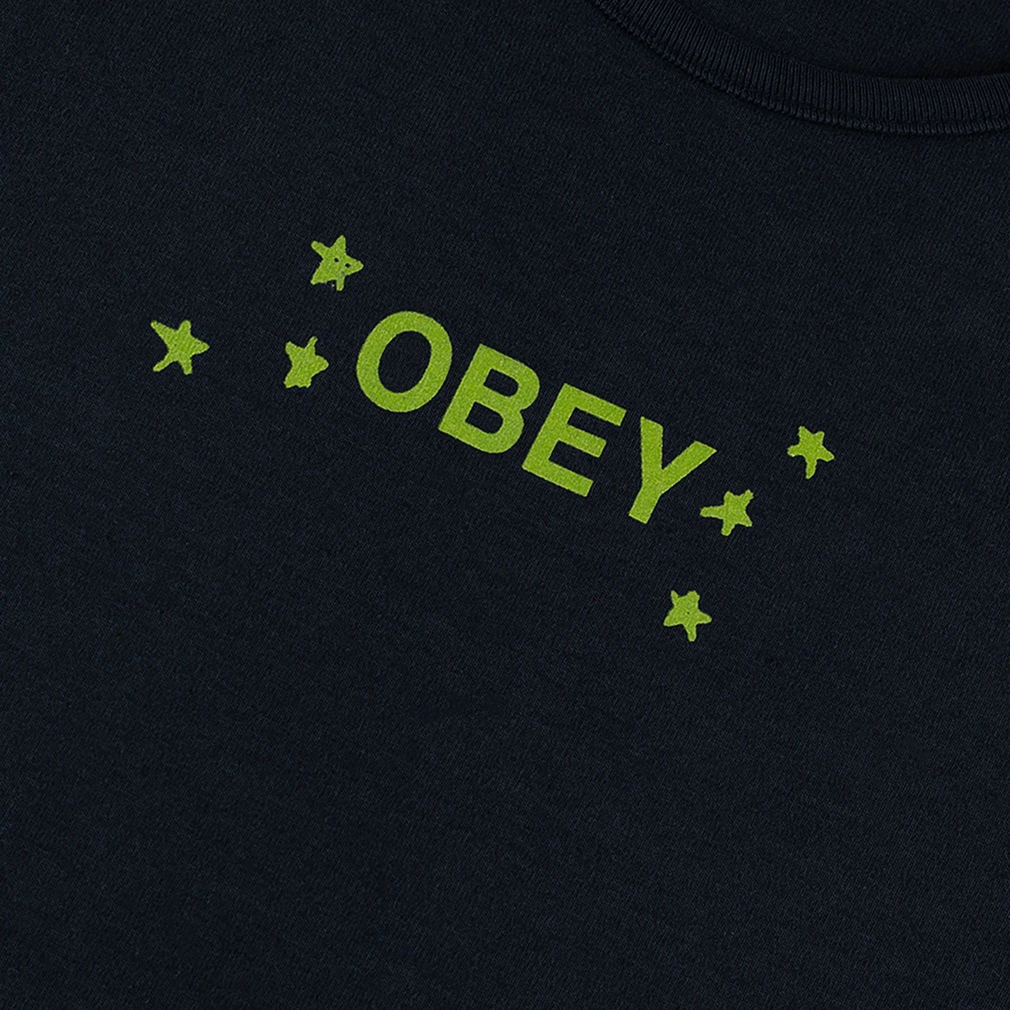 Obey Womens Dizzy Stars Tank Black - Image 3