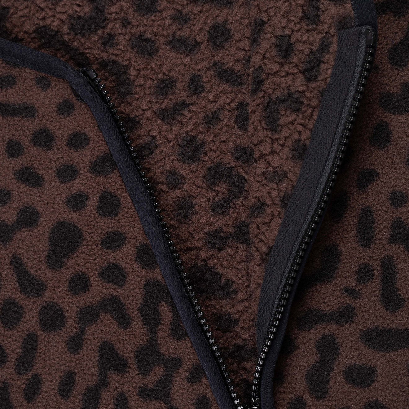Obey Womens Dottie Liner Jacket Java Brown Multi - Image 3