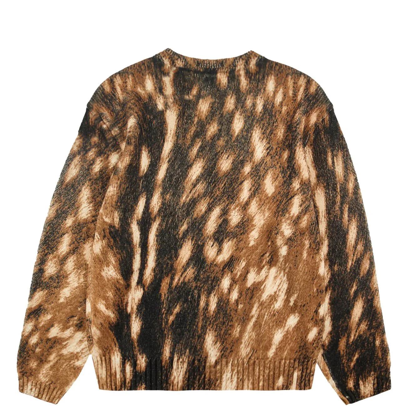 Obey Womens Fawn Crew Sweater Fawn Multi - Image 2