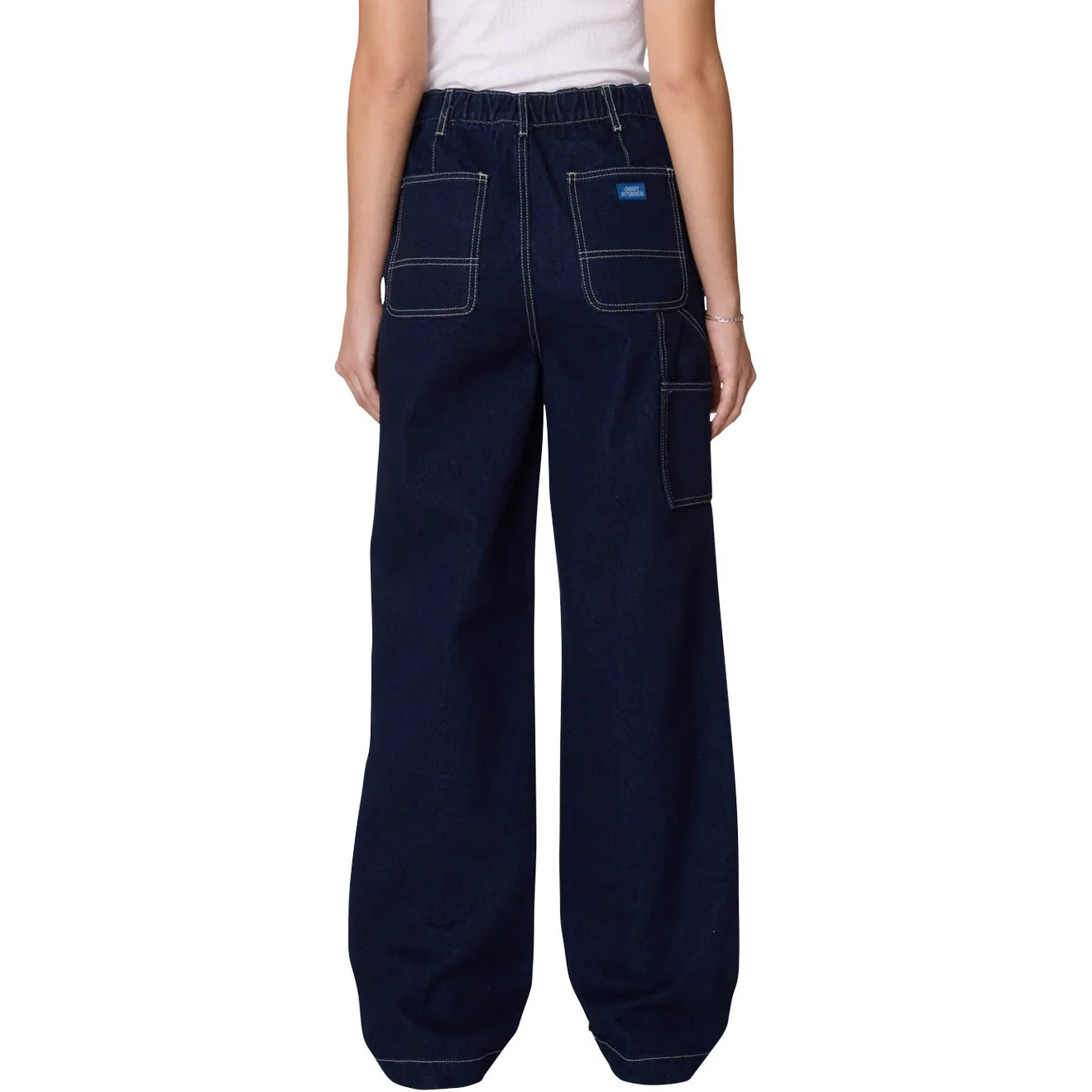Obey Womens Fritz Carpenter Denim Rinse Indigo - Image 5