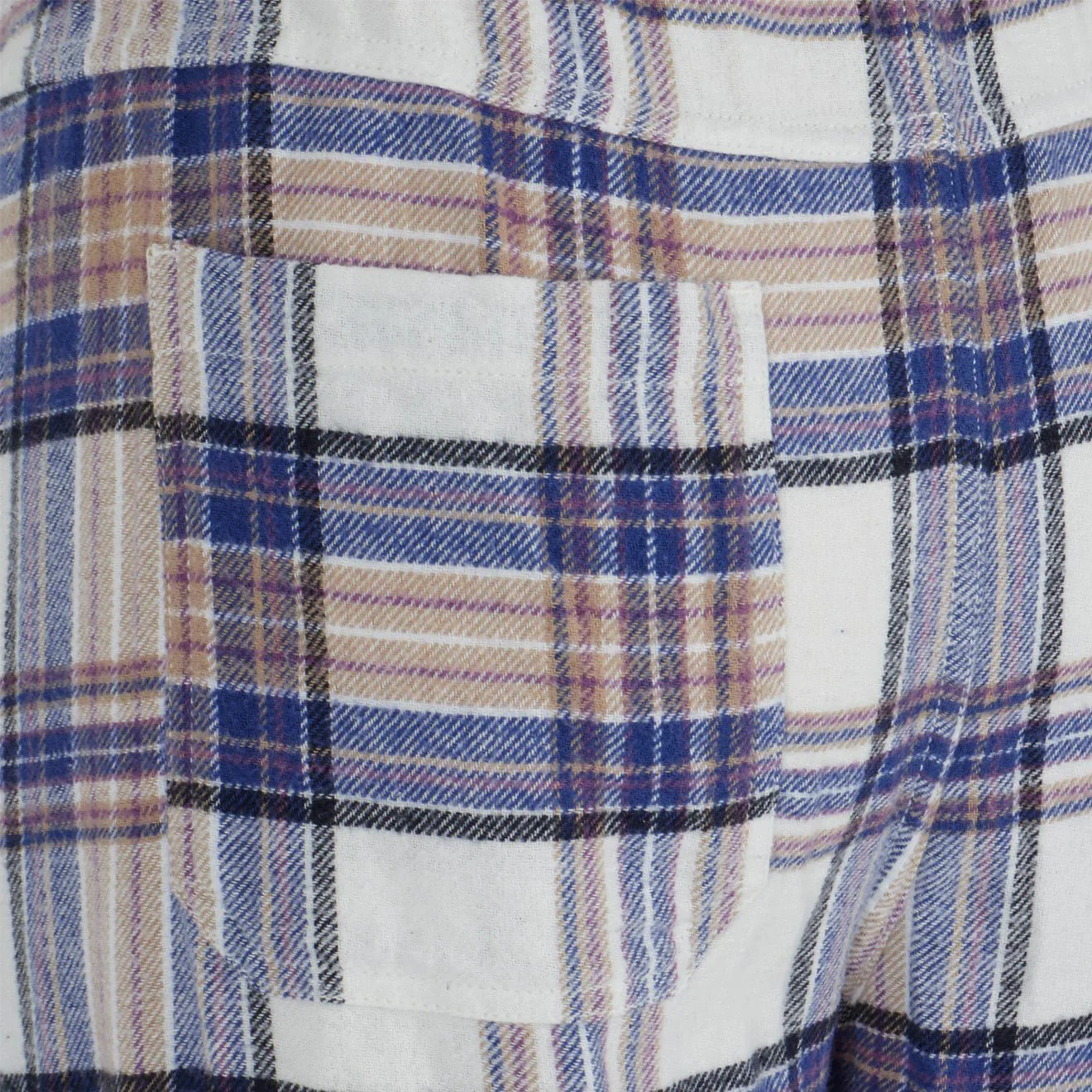 Obey Womens Max Plaid Pants Unbleached Multi - Image 3