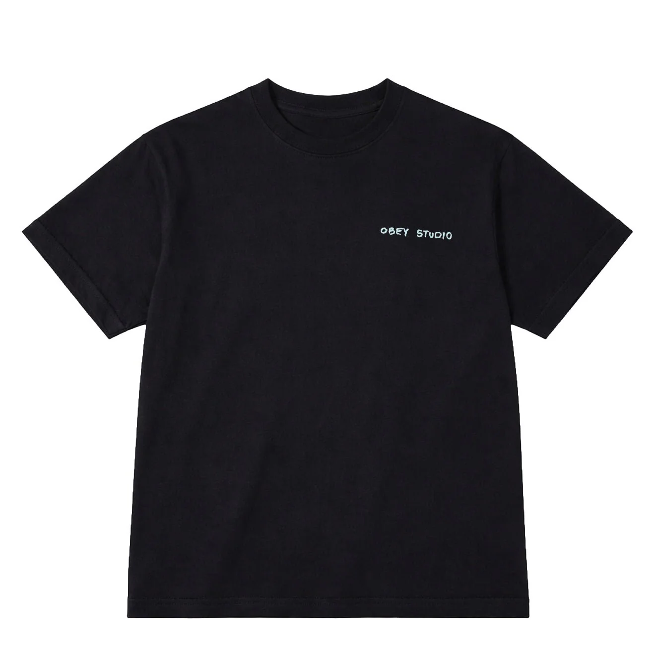 Obey Womens Obey Freedom For All Michelle S/S T-Shirt Digital Black