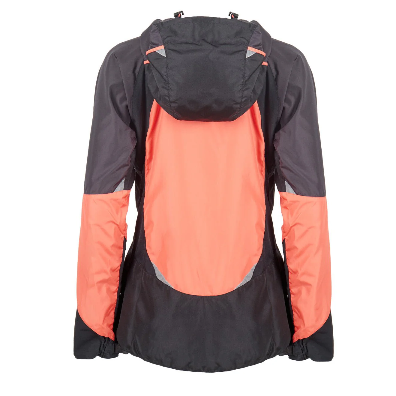 Paramo Womens Velez Evolution Hybrid Smock Hot Coral / Steel / Black - Image 2