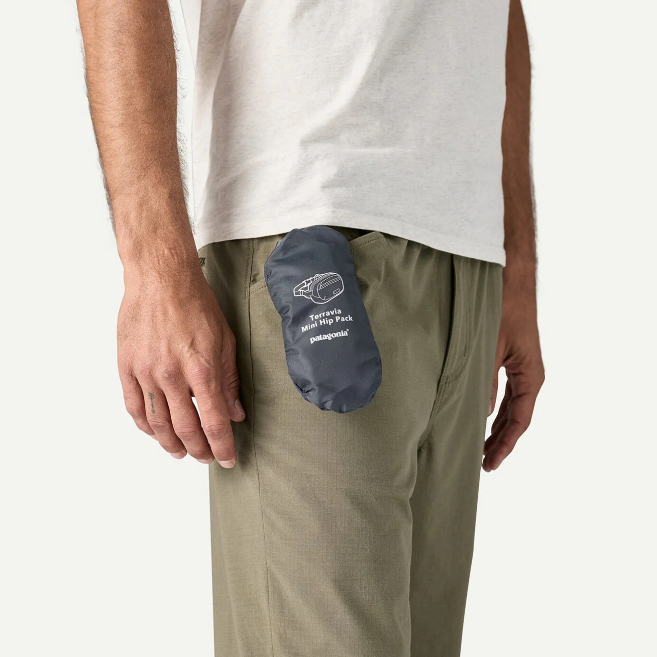 Patagonia Terravia Mini Hip Pack Smolder Blue - Image 3