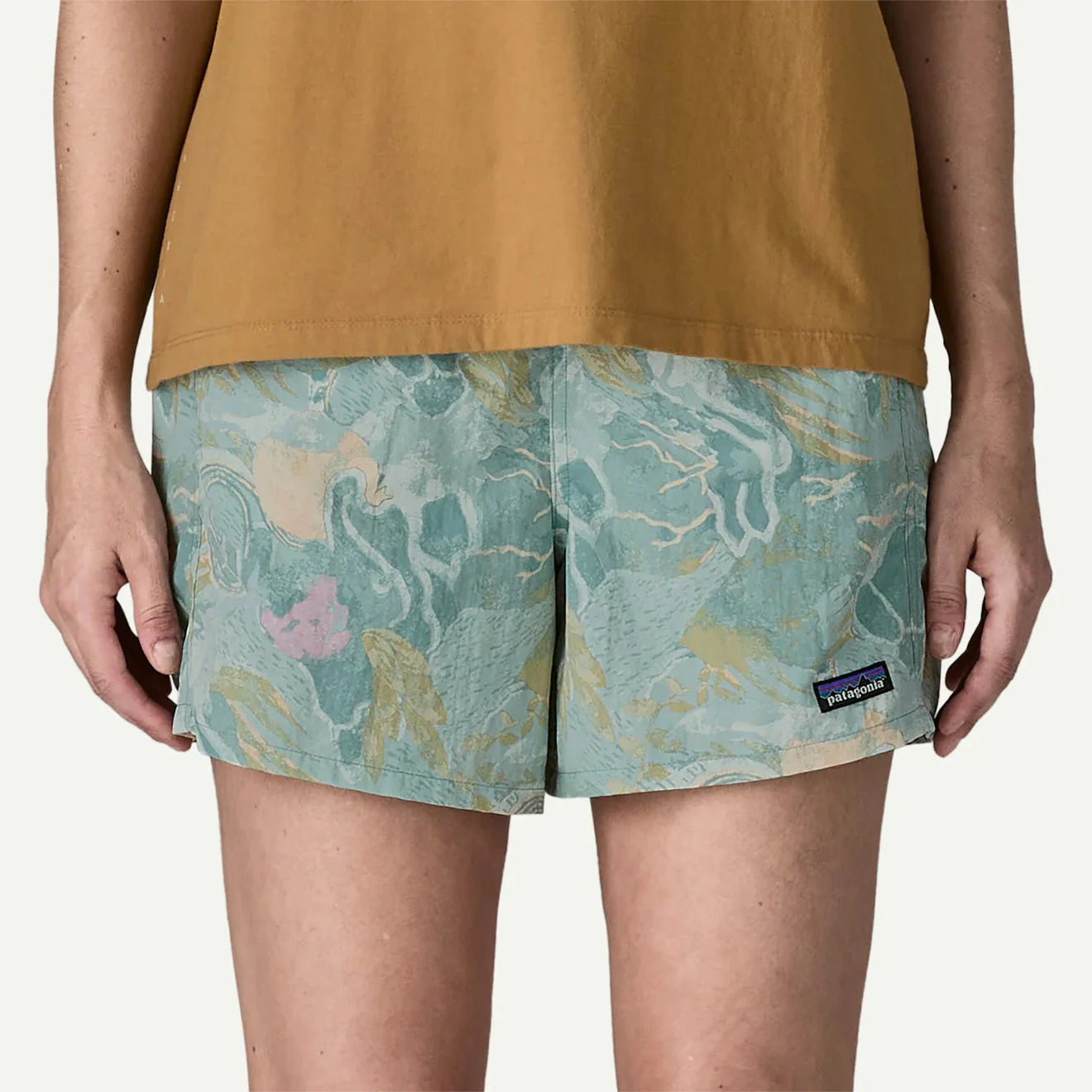 Patagonia Womens Baggies Shorts 5 in. Moon Tripper Virtually Blue - Image 2
