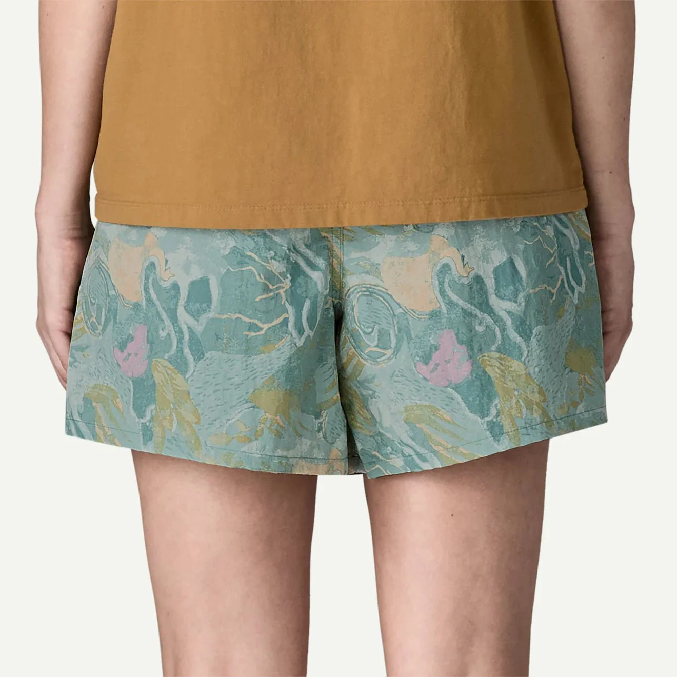 Patagonia Womens Baggies Shorts 5 in. Moon Tripper Virtually Blue - Image 3