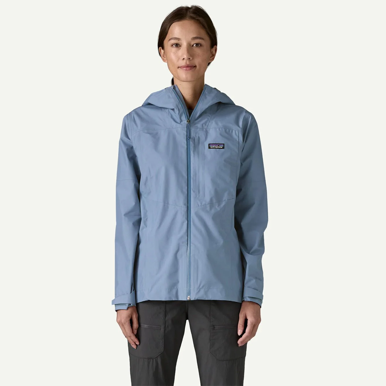 Patagonia Womens Boulder Fork Rain Jacket Barnacle Blue - Image 2
