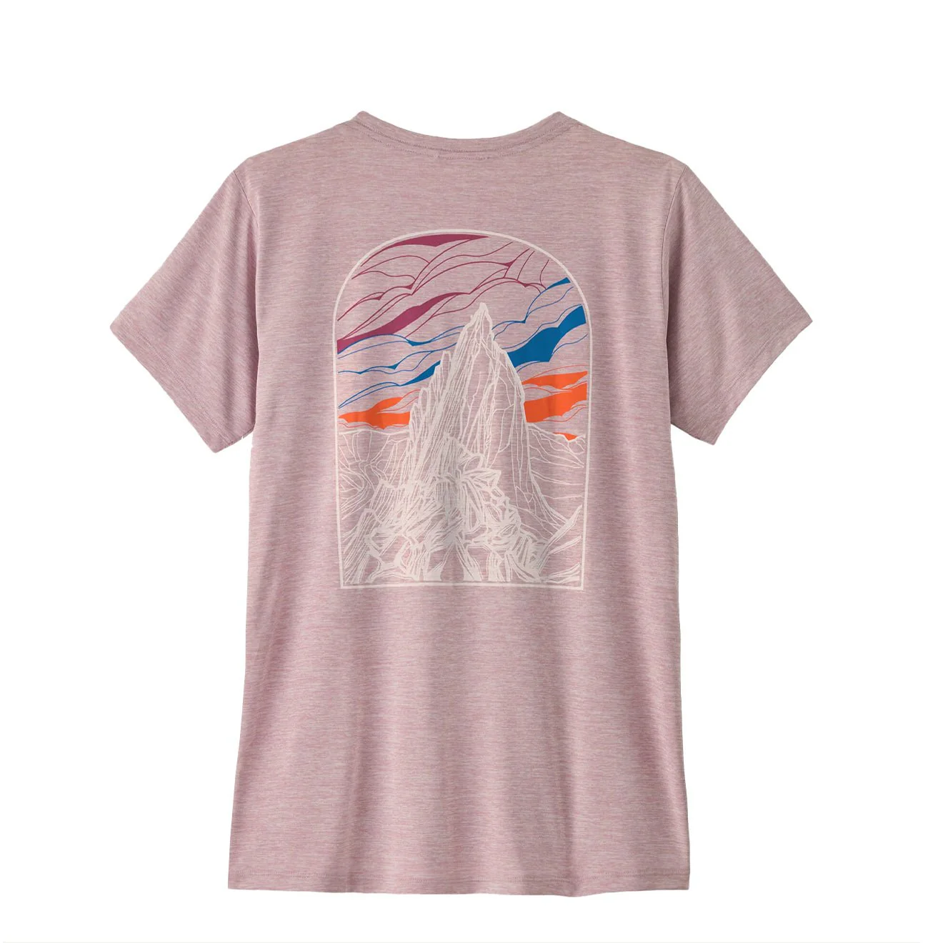 Patagonia Womens Cap Cool Daily Shirt Cloud Crag Quiet Violet - Image 2