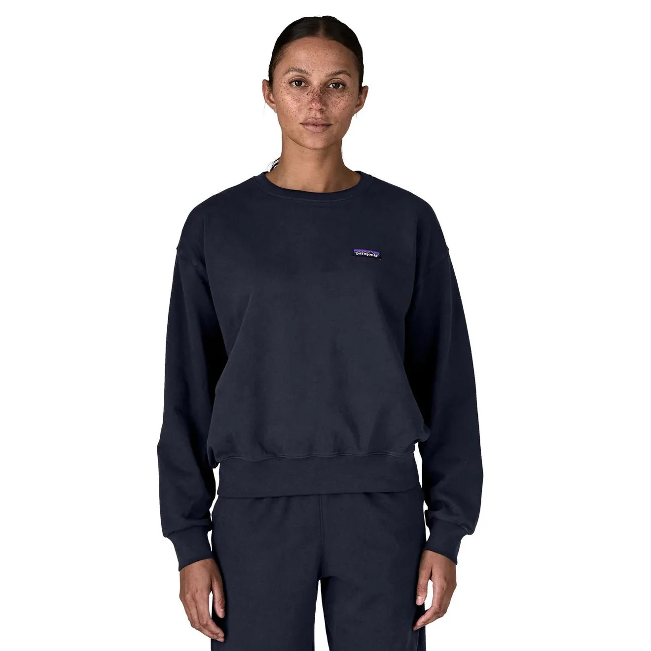 Patagonia Womens Daily Crew Sunken Blue - Image 2