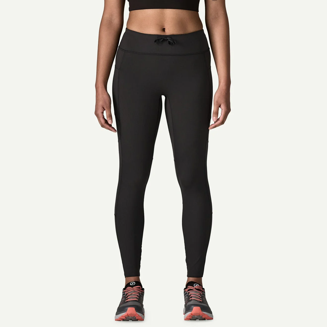 Patagonia Womens Endless Run 7/8 Tights Black - Image 2