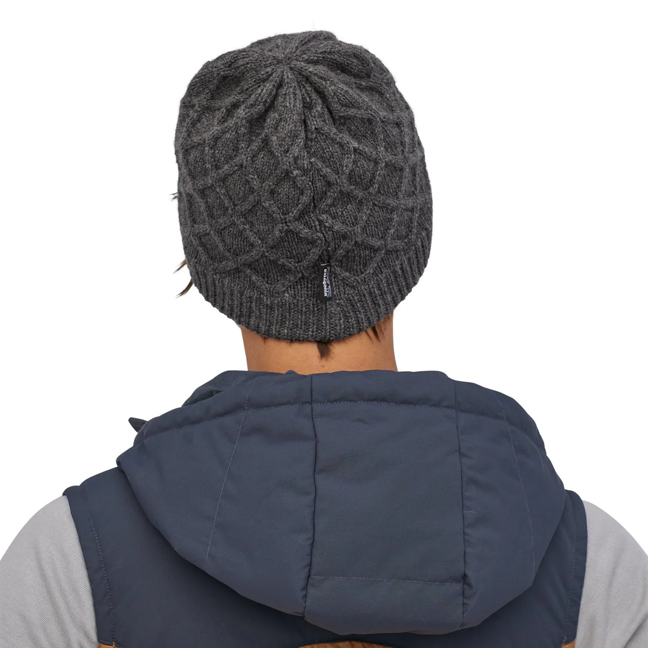 Patagonia Womens Honeycomb Knit Beanie Noble Grey - Image 4