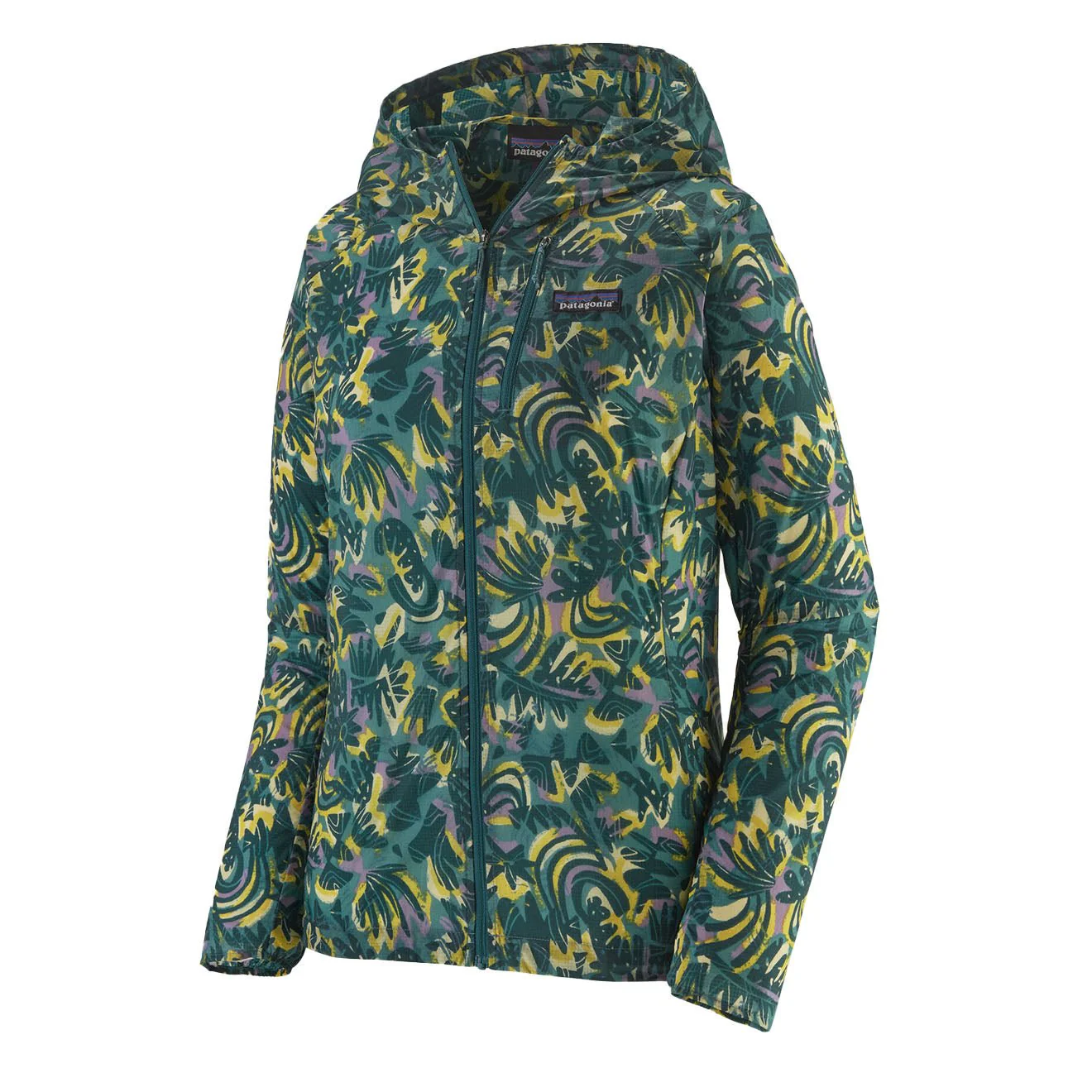 Patagonia Womens Houdini Jacket Wild Botanist / Wetland Blue