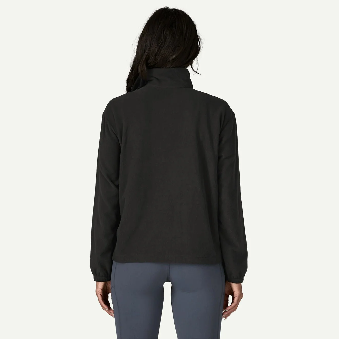Patagonia Womens Micro D 1/2 Zip Fleece Pullover Thin Ice - Image 3