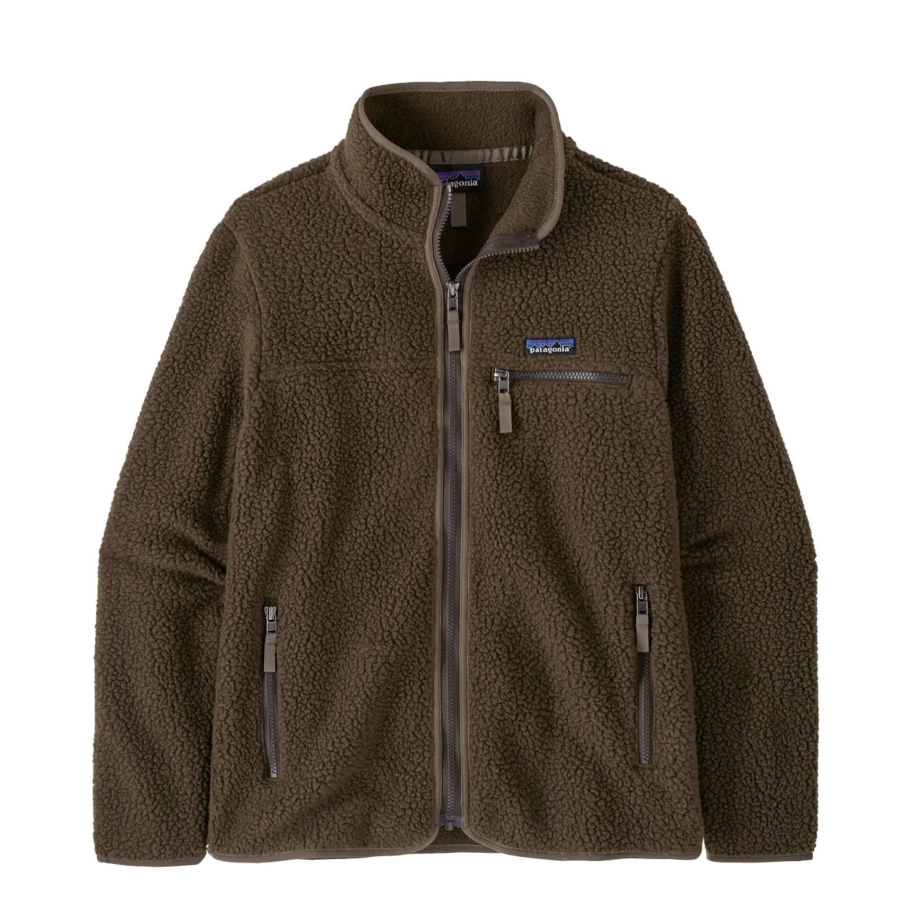 Patagonia Womens Retro Pile Fleece Jacket Otter Brown