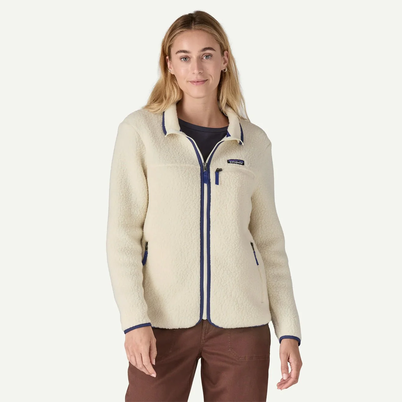 Patagonia Womens Retro Pile Fleece Jacket Permafrost Purple - Image 2