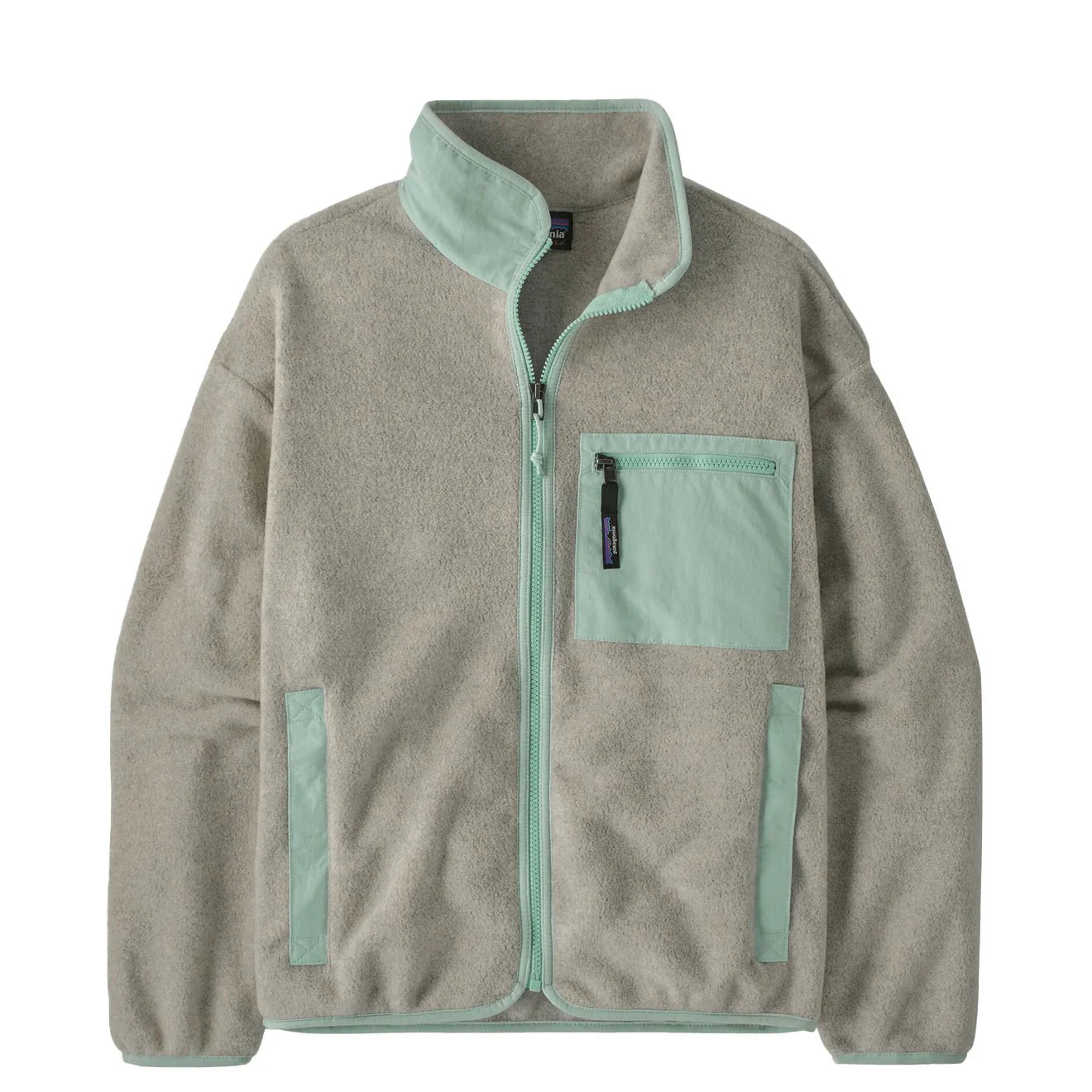 Patagonia Womens Synch Jacket Oatmeal Heather / Thin Ice